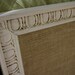 Shabby Chic Bulletin Board in Tiffany Blue w/ Burlap - Small
