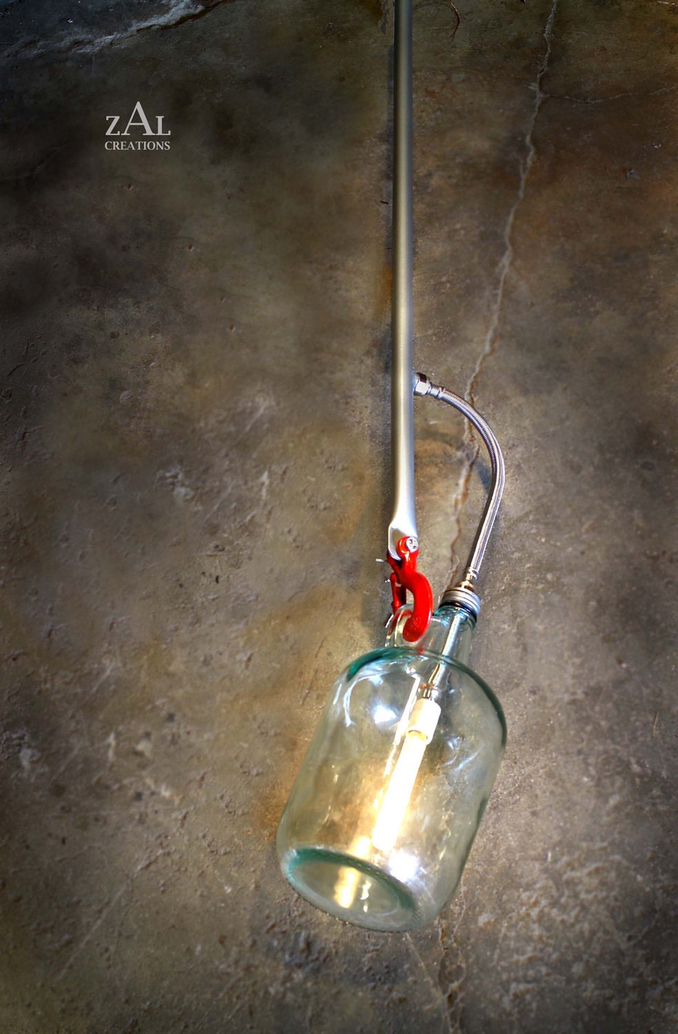 Wine jar Pendant Light. Wine jug. Wine bottle. Lamp.
