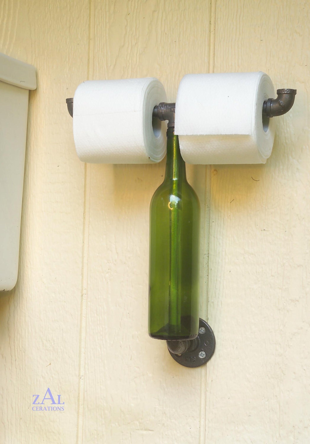 Wine bottle Toilet Paper Holder