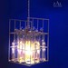 Beer bottles & Wire case Pendant Light. Crate. Lighting.