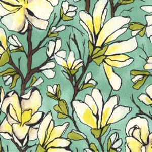 Laura Gunn Magnolia Lane Magnolia Branch - 1 yard