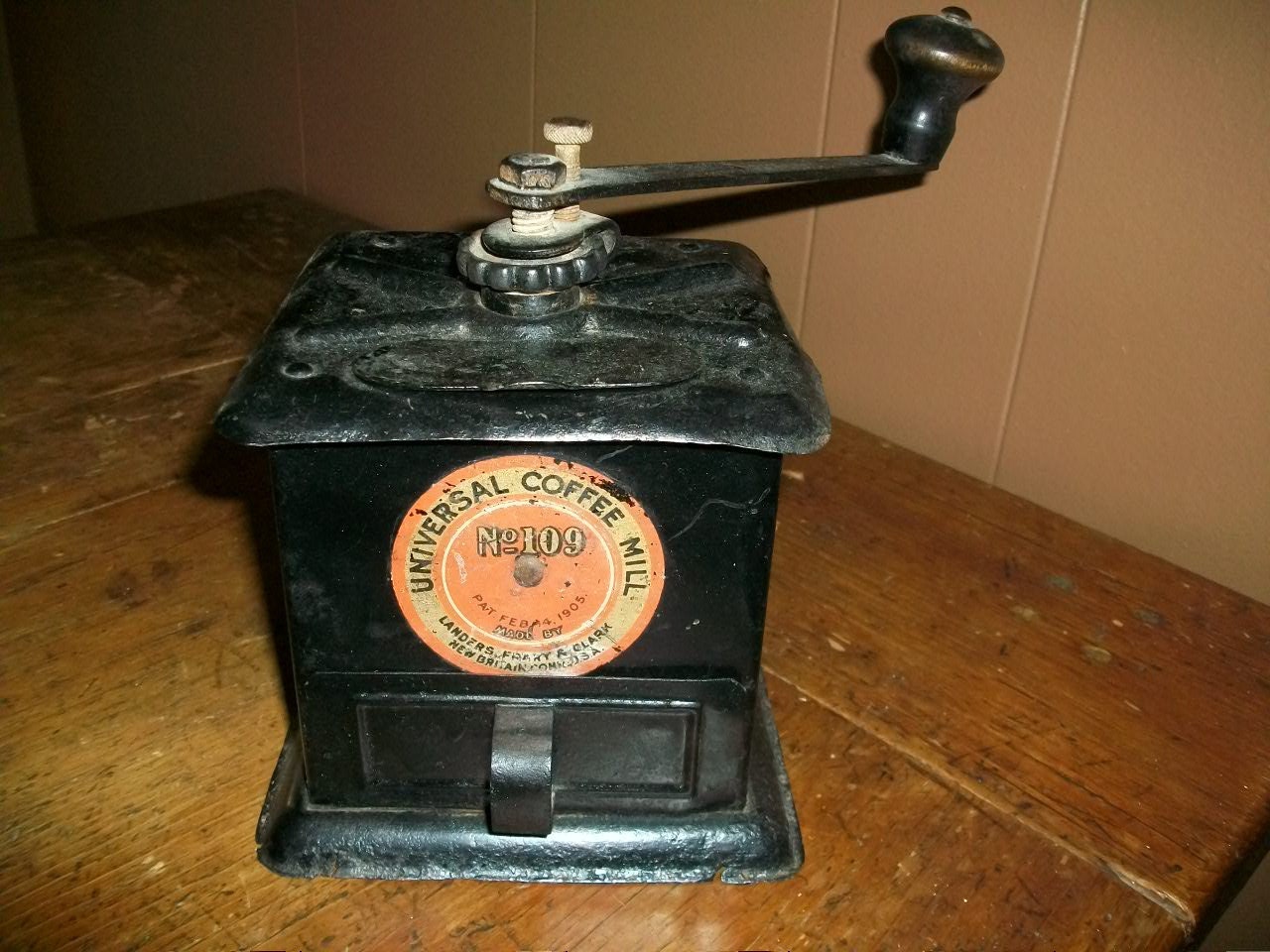 Antique Coffee Grinder Mill Universal No. 109 by RedRiverAntiques
