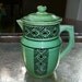 Art Deco Green Pitcher Germany LDBC Vintage Creamer