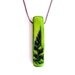 Green leaf necklace