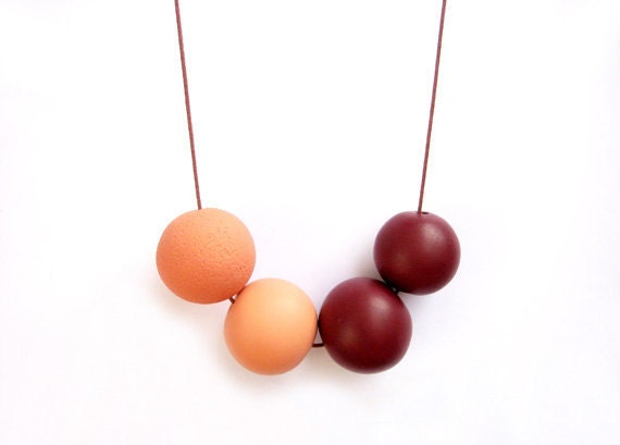 Handmade round beads Necklace