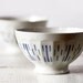 2 SHABBY CHIC large vintage French BOWLS Badonviller bols cafe au lait