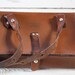 Vintage SWISS real LEATHER CARTOUCHIERE with Edelweiss