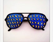 Hand Drawn Shades (Stormy) - colorful sunglasses for fun costume, party decoration and special occasions (Ship on 26 Nov onwards)