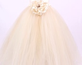Flower Girl Tutu Dress - Ivory - Precious Pearl - 3-4 Toddler Girl- LIMITED EDITION Il_170x135