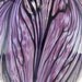Hand Blown Art Glass Vase - Amethyst Purple, Lilac, and Black