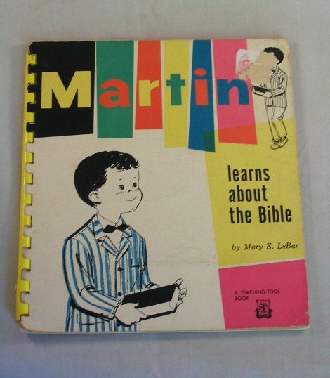 Vintage Martin Learns About The Bible by Mary E. LeBar from Scripture Press Foundation
