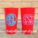 Personalized Cups, Plastic Tumblers, Bachelorette Weekend, Bridesmaids, Gifts