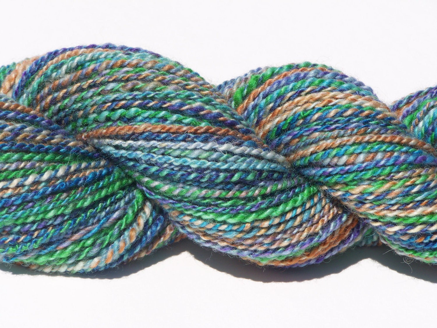 SALE- Handspun yarn, Superwash BFL, 146 yrds, worsted weight
