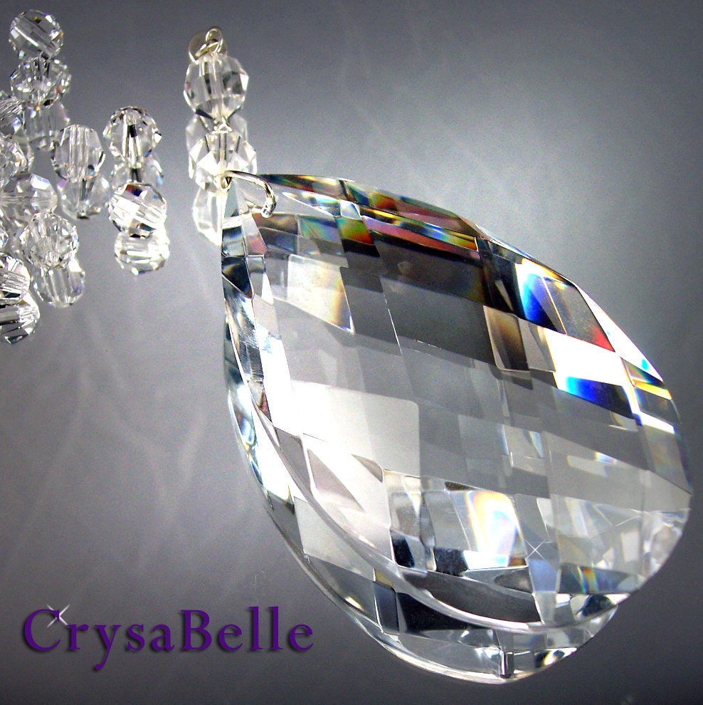 GRAND Preciosa Lead Crystal chandelier by CrysaBelle