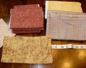 Flannel fabric lengths stars, plaid, floral