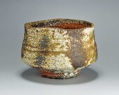 Shigaraki, anagama, ten-day anagama wood firing, with natural ash deposits tea bowl. chawn-25