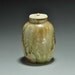 Shigaraki, anagama, ten-day anagama wood firing, with natural ash deposits tea caddy with ivory lid and clothes. chaire-32