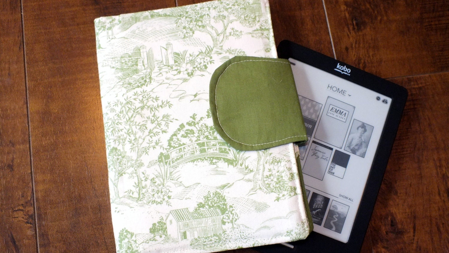 iPad Mini Kindle Paperwhite, TOILE Green eReader Cover Kindle Touch, Nook Cover, Kobo Cover, Kindle Fire Cover, Kindle Touch, Nexus 7