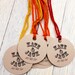 ECO Wedding Kraft Favor Tags // Personalized Gift Tags // Choose Your Yarn Colors