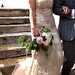 Dreamy Champagne Lace & Silk Wedding Dress with Swarovski hand beading