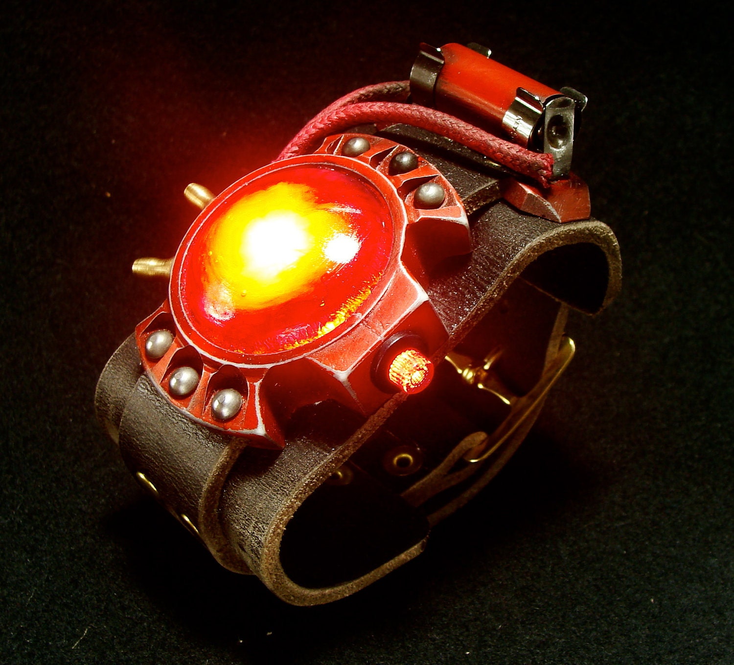 Steampunk wrist device watch