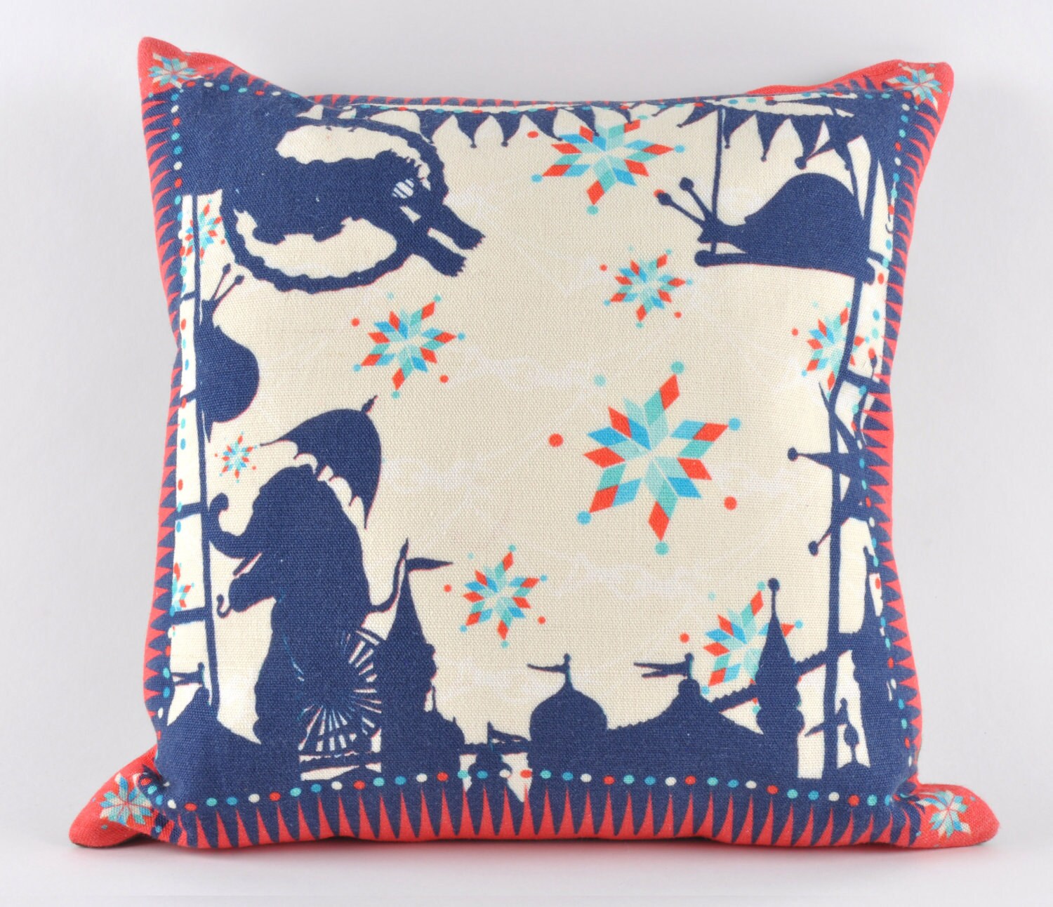 Starry Starry Circus Night Cushion - pillow