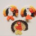 Turkey Crochet Thankgiving, Magnets, Gift toppers, Decorations