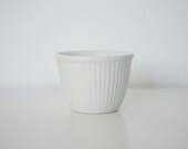 White custard cup by Hall China