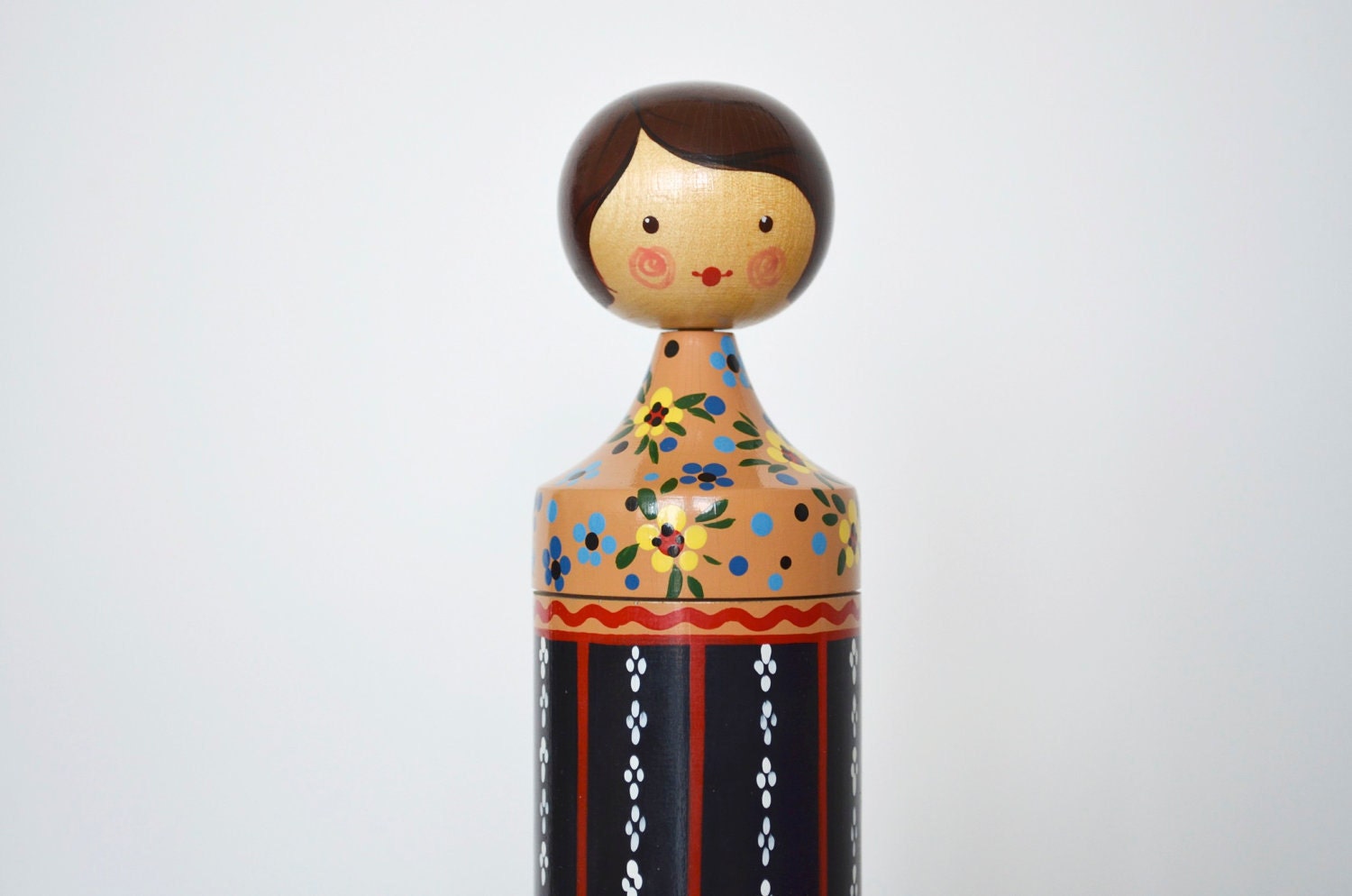 Russian wooden doll Salvo Made in USSR