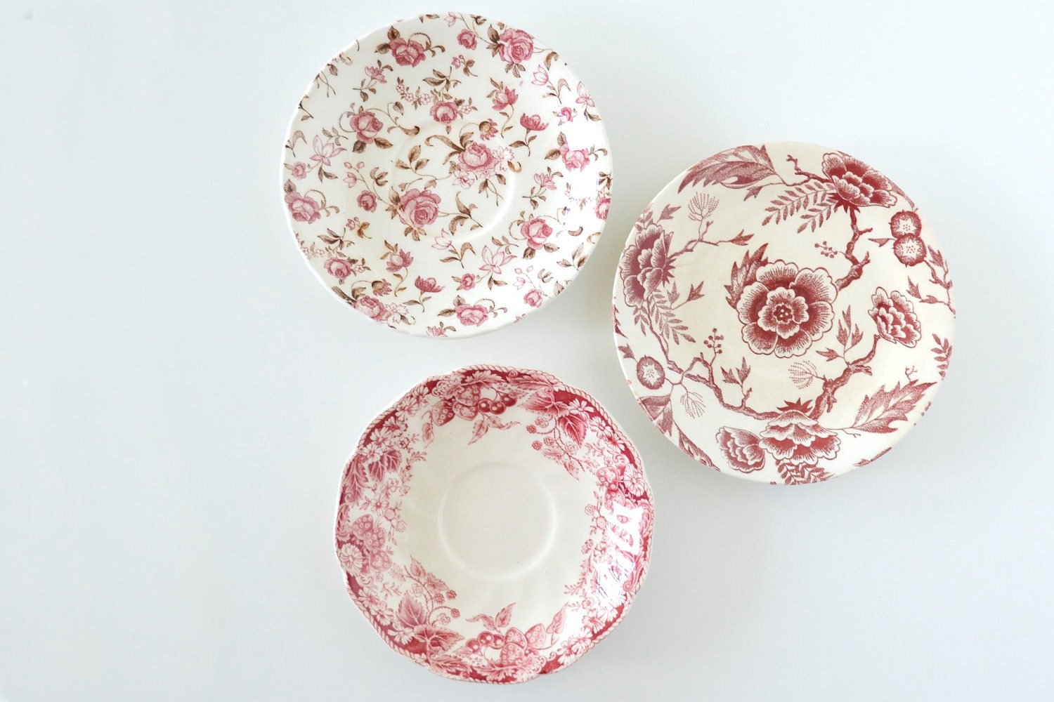 Instant collection of vintage plates saucer