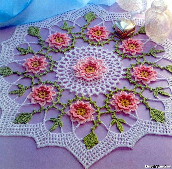 Spring always crochet doily pattern pdf and made to order