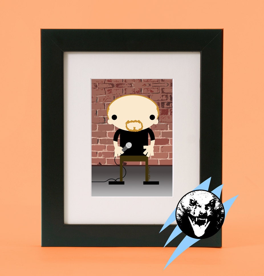 Louis CK / Louie - Original Illustration - Giclee Print