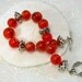 Carnelian Sterling Silver Bracelet