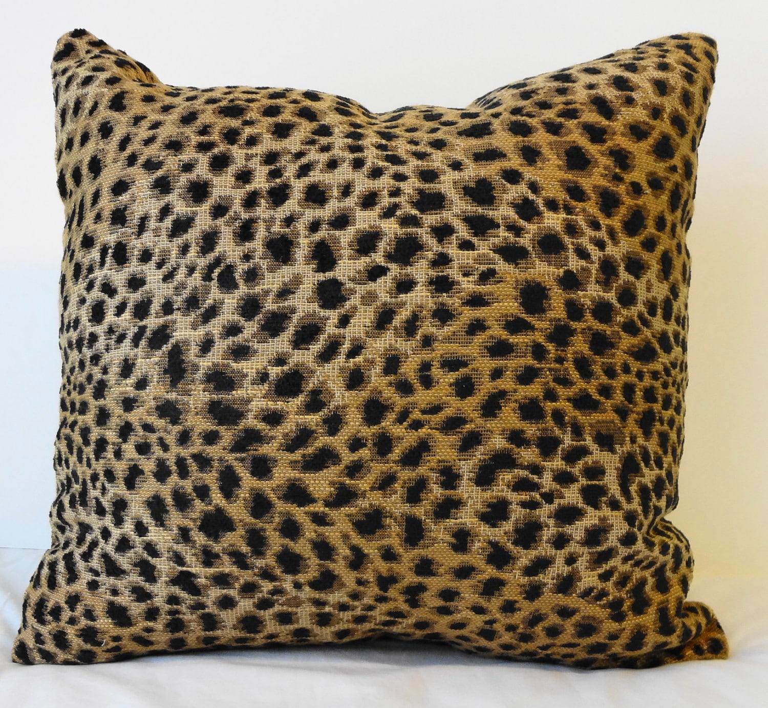 Leopard Print Decorative Pillow Cover Cheetah by pillows4fun