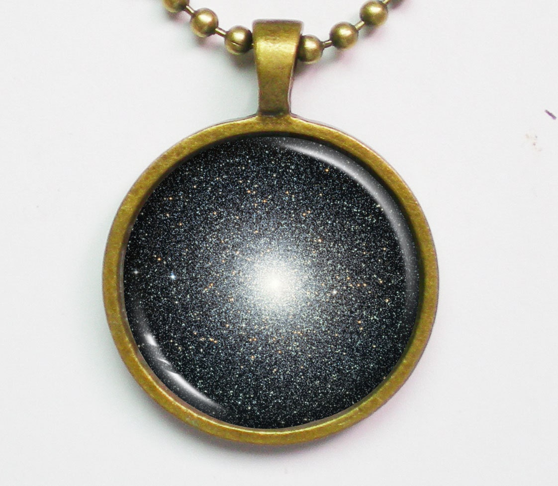 Star Cluster Necklace - Globular Star Cluster 47 Tucanae (NGC 104) - Galaxy Series