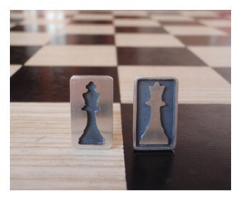 CheckMate Cuff Links - Sterling Silver (925)