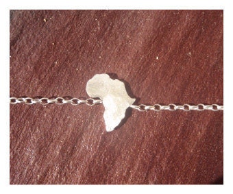 Textured Africa Bracelet - Sterling Silver (925)