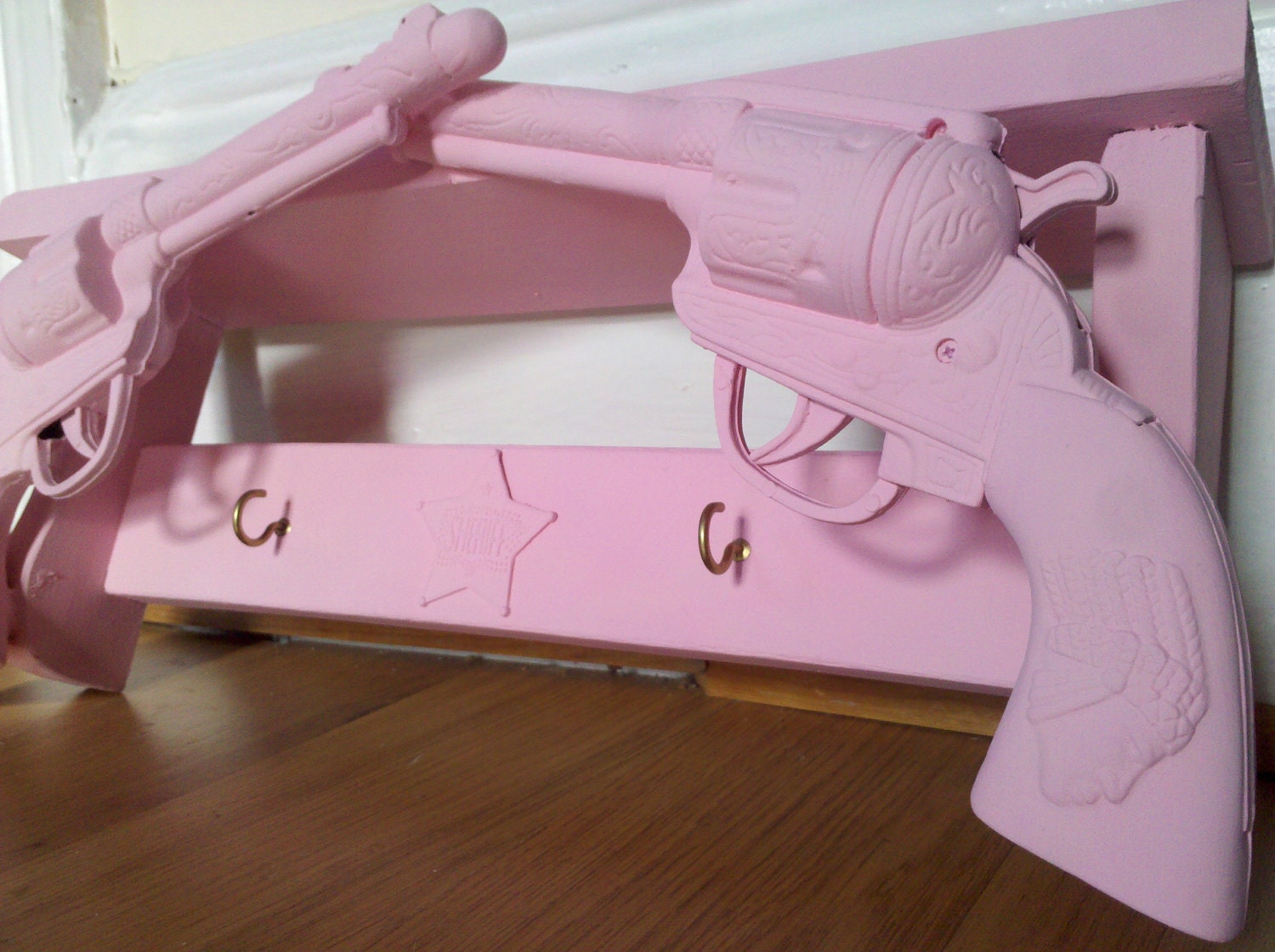 pink cowboy jewelry or key organizer