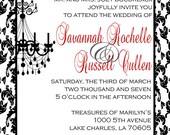 Damask Chandelier Custom Wedding Invitaion Il_170x135