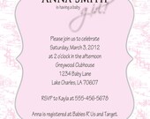 Baby Shower Digital Invitation -Vintage Toile Theme Il_170x135