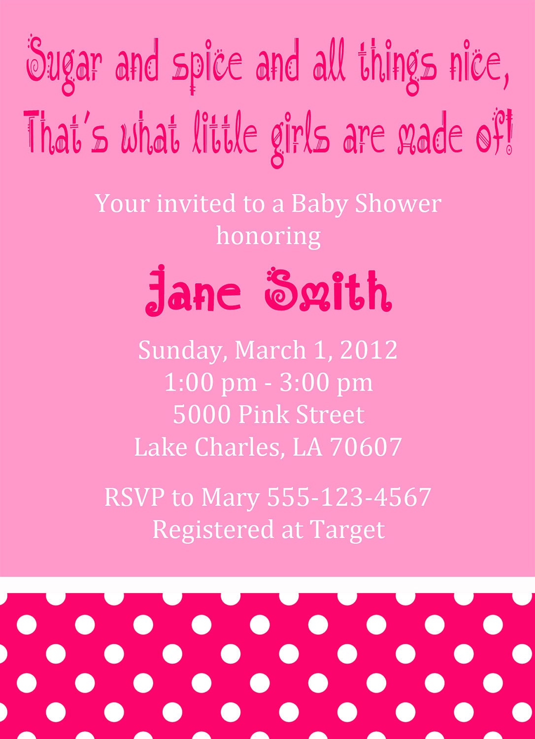 Sugar and Spice Baby Shower Digital Invitation / Snips and Snails Baby Shower Digital Invitation Il_170x135