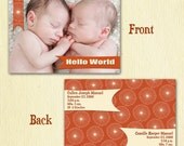 Birth Announcement Twins Photo Card Il_170x135