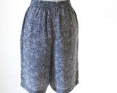 DVF - Diane Von Furstenberg Shorts - Navy and White Print