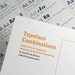 Letterpress Poster of Typeface Combinations
