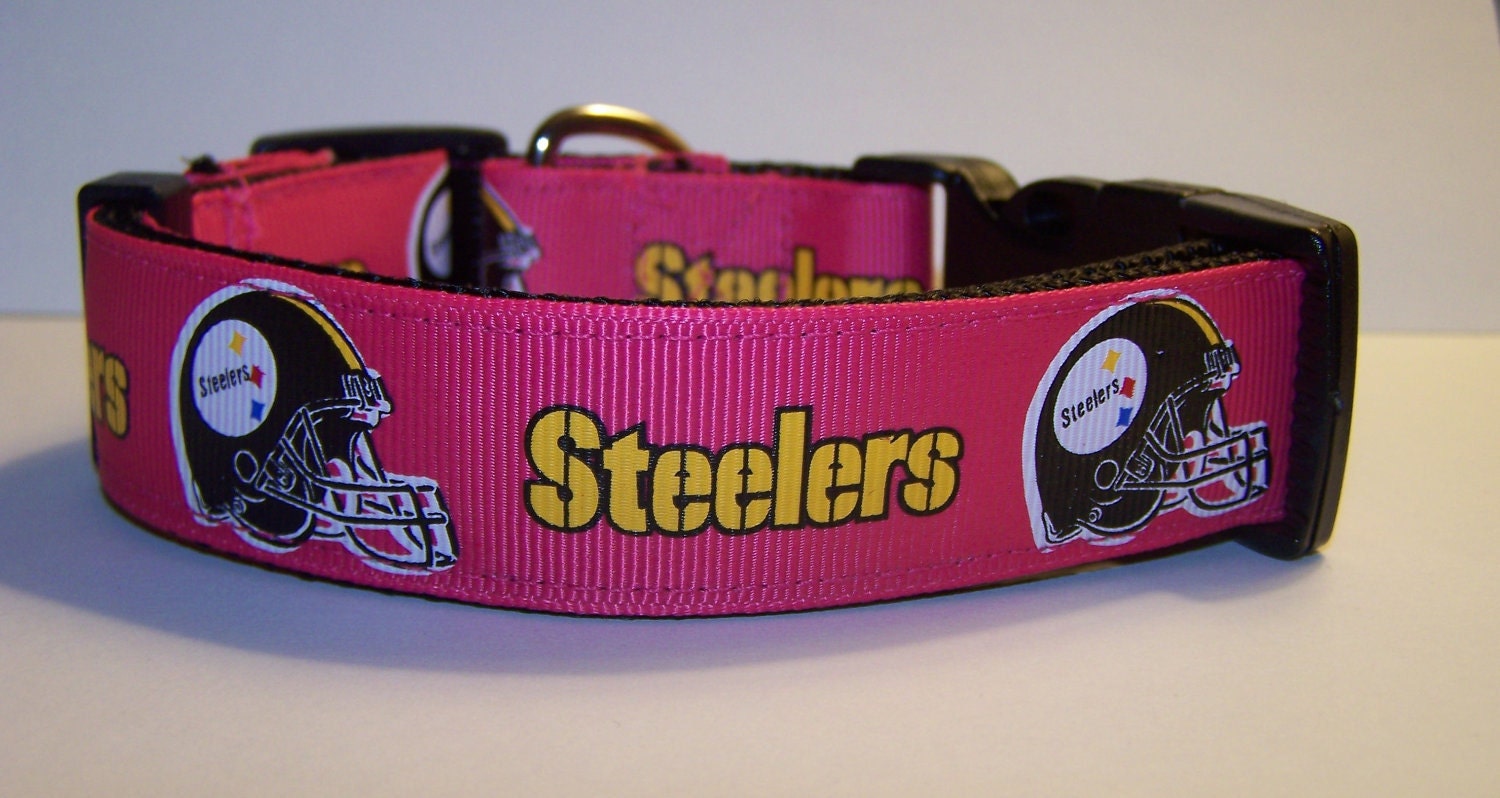 steelers dog collar amazon