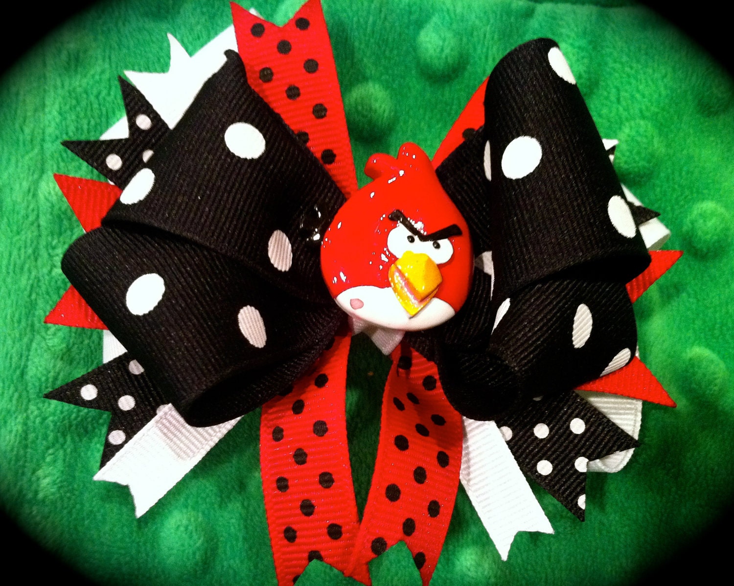 Angry Birds Hair Bow By Becksbowtique On Etsy