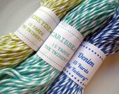 Baker's Twine - Baby Whale Trio - Lime, Aqua, Blue - 45 Yards