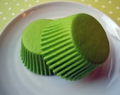 Solid Lime Green Cupcake Liners - Baking Cups (50)