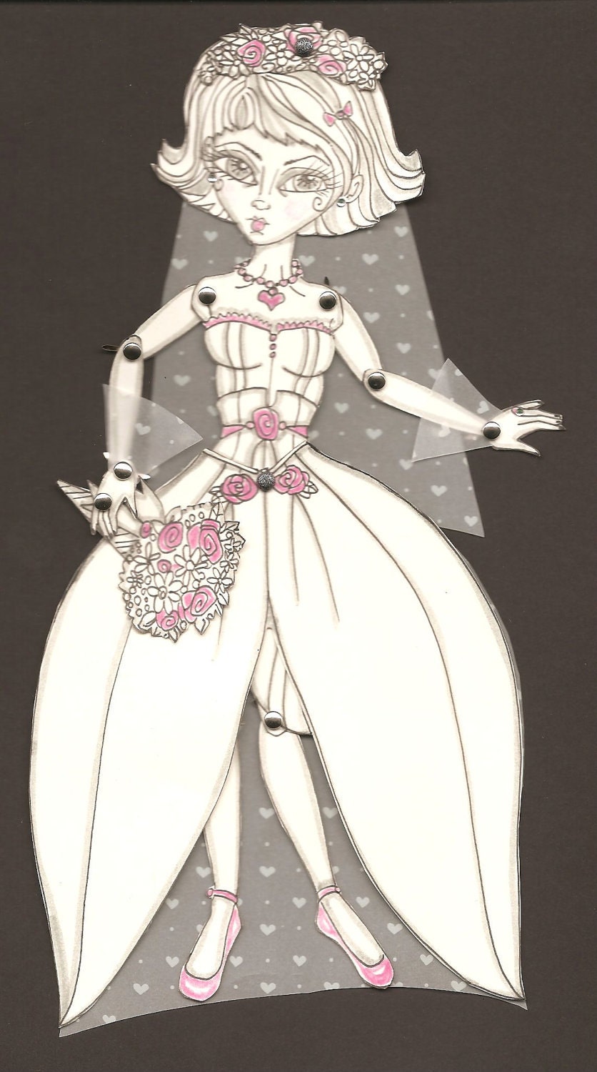 June, the Ghost Bride, Art Paper Doll