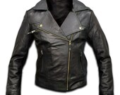 leather jacket, women leather jacket , ladies leather jacket, biker jacket, motorcycle jacket, (Perfecto)